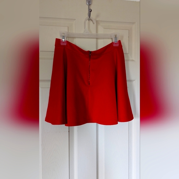 Red Mini Skirt - Picture 2 of 3